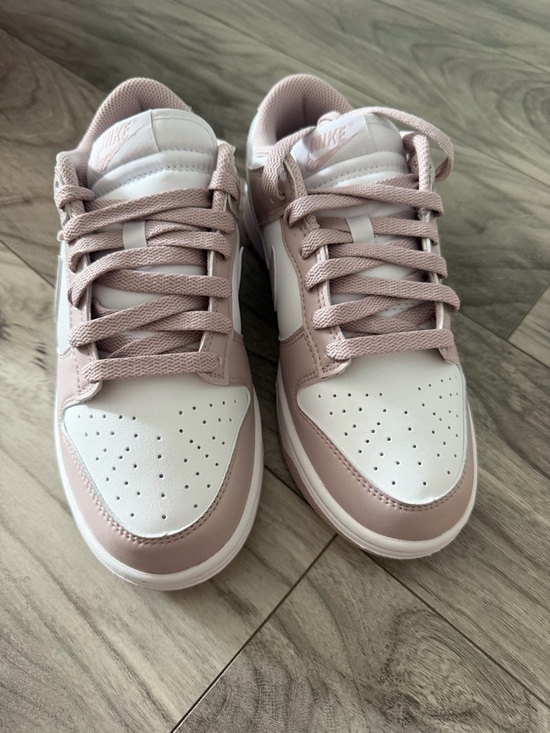 Nike Shoes - NIKE WOMEN'S DUNK LOW - WHITE/PARTICLE ROSE SIZE 7